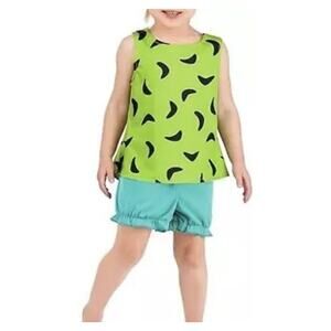 Besser bay Unisex Halloween flotone Pebbles Costume Sz 3-4 Years